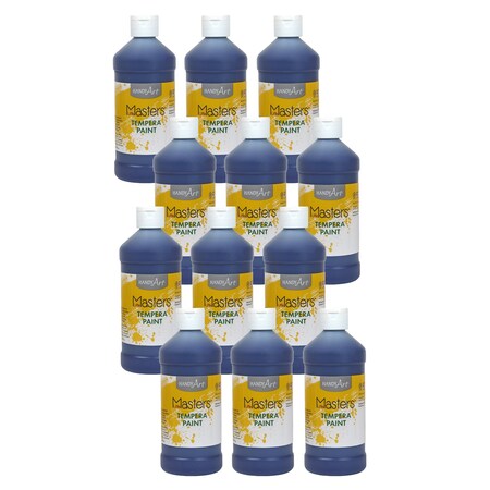 Handy Art Little Masters Tempera Paint, 16 oz., Violet, 12PK 201-740